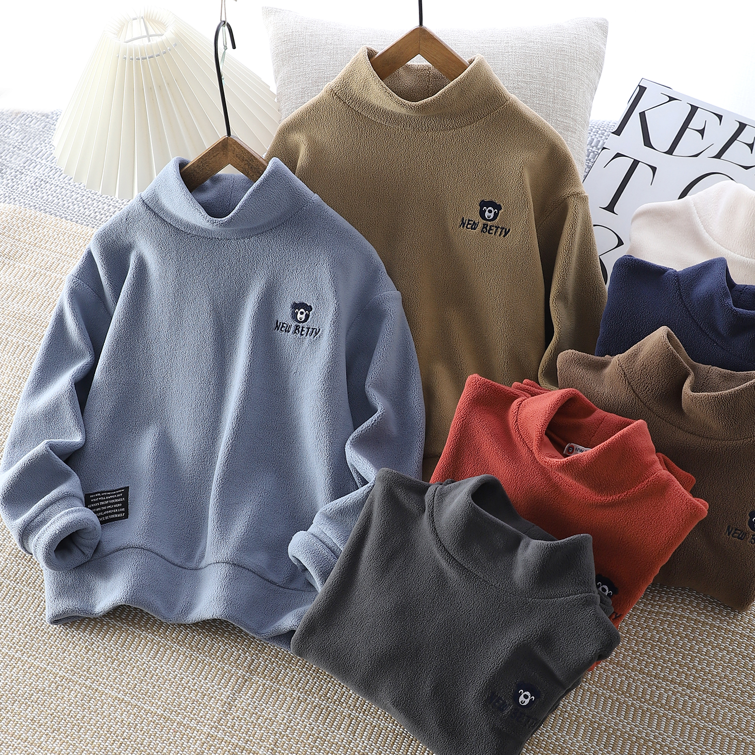 XZ230  摇粒绒纯色卫衣