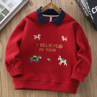 JXK5568重工刺绣发财马Polo