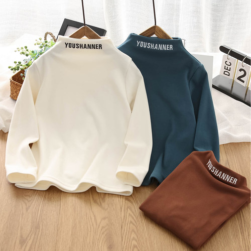 YS2572半高领刺绣打底衫