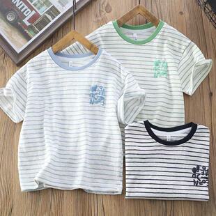 JXK6209发泡条纹短袖