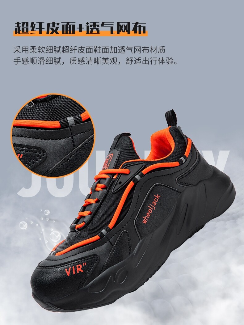 SENIOR LABOR PROTECTION SHOES MENS ANTI-SMASHING AND ANTI-PUNCTURE STEEL HEAD MILITARY INDUSTRY 3537 FEMALE OLD INSURANCE SITE IMPORTED THREE-PROOF WORK SHOES