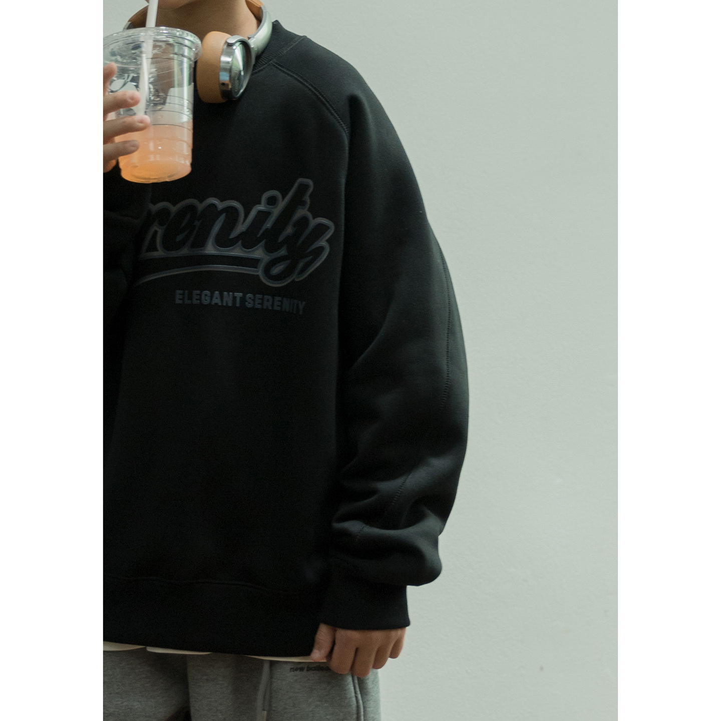 青少年美式加绒卫衣2025冬季新款亲子装中大童加厚保暖打底衫男孩