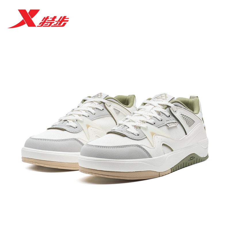 特步氢松|板鞋2025秋冬新款男鞋网面透气休闲鞋女鞋运动鞋女鞋子