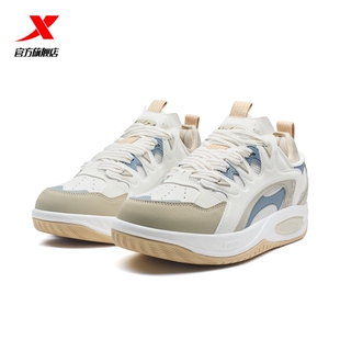 特步驭桀PLUS|板鞋透气男鞋2025秋冬新款运动鞋增高百搭休闲鞋子