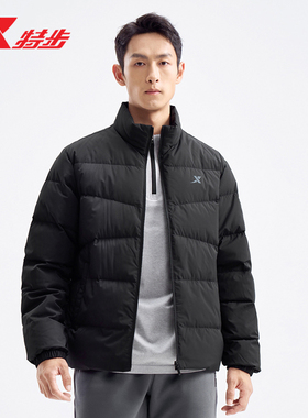 特步火烬薪传羽绒服男士冬季新款休闲保暖运动外套976429190145