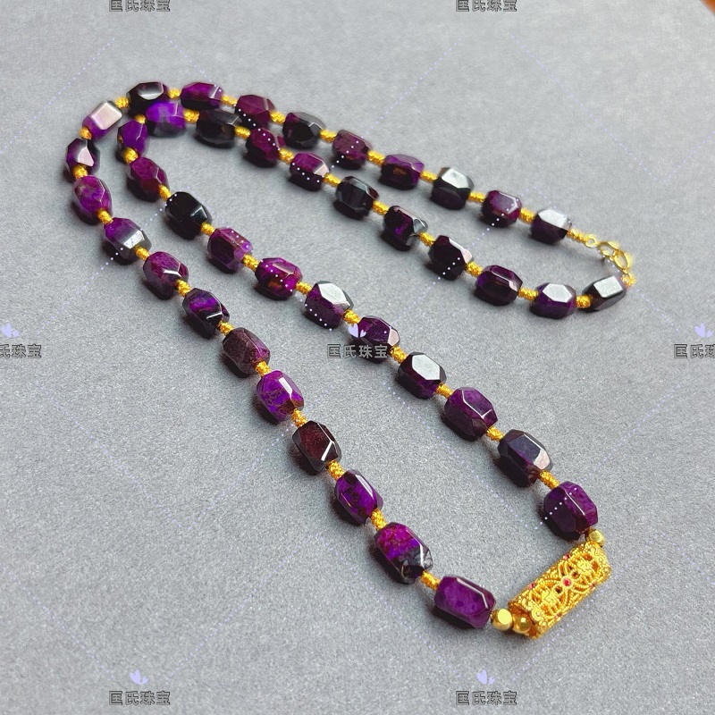 匡氏珠宝 舒俱来帝王紫切面项链 Z-HL-A2372(多样性发货)