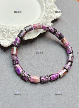 匡氏珠宝 舒俱来泥地老料八棱手链 Z-HL-A4101(多样性发货)