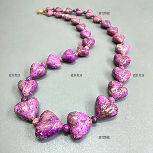 匡氏珠宝 18k舒俱来樱花粉心形项链Z-HL-A4769 (多样性发货)
