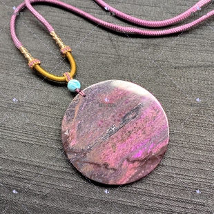 舒俱来泥地樱花圆牌吊坠 多样性发货 A0005 匡氏珠宝