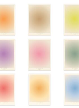 liveart进口丹麦p&f 现代简约抽象色彩艺术原版装饰画芯Mie & Him