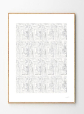 liveart 进口丹麦the poster club原版正版装饰画画芯SILKE BONDE