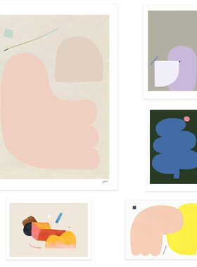 liveart进口丹麦the poster club*WENSI ZHAI原版正版装饰画芯