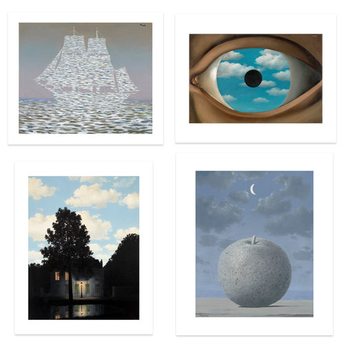 RENE MAGRITTE 雷尼马格利特超现实主义艺术小众原版装饰画