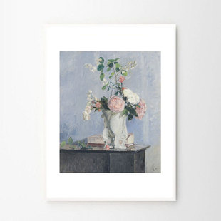 liveart卡米耶毕沙罗Camille Pissarro美式复古原版装饰画花束