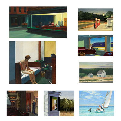 爱德华霍装饰画经典名画