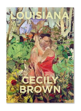 Louisiana进口路易斯安那博物馆CECILY BROWN情侣COUPLE原版海报
