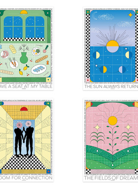 liveart进口丹麦The poster club*SIGNE BAGGER原版装饰画