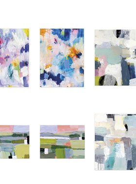 进口英国Rosenstiels艺术抽象小众原版装饰画Ellen Levine Dodd