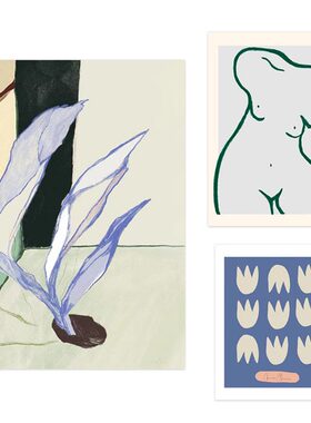 进口丹麦the poster club*ANNA MÖRNER原版装饰画海报GROWING