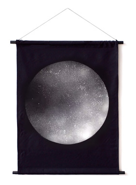 liveart 进口丹麦Anne nowa 手作签名原画装饰画DREAMY MOON RAW