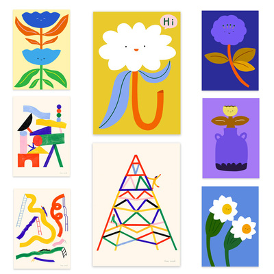 paper collective进口丹麦Marina Ayashiro原版装饰画Anne Laval