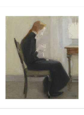 liveart进口英国Rosenstiels限量款装饰画Helene Schjerfbeck