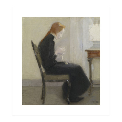 liveart进口英国Rosenstiels限量款装饰画Helene Schjerfbeck