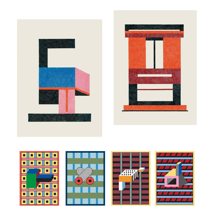 NathalieDuPasquier色块装饰画