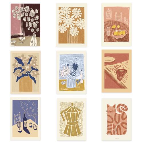 Anouk生活静物插图装饰画