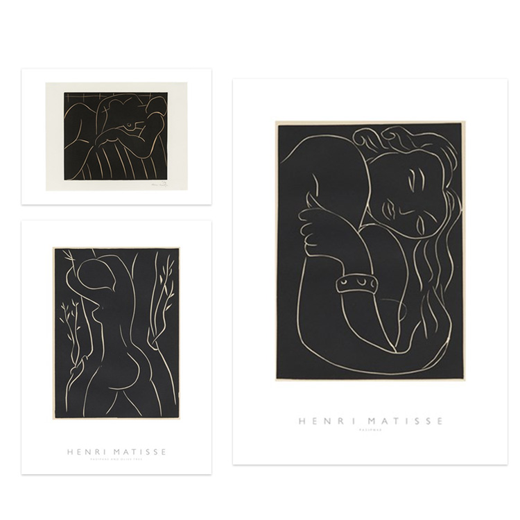 马蒂斯线条少女装饰Pasiphae