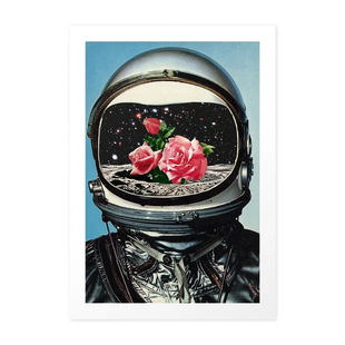 liveart 进口美国Eugenia Loli 玫瑰花 宇航员 原版装饰画