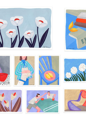 liveart进口丹麦The poster club*IGA KOSICKA小众插图原版装饰画