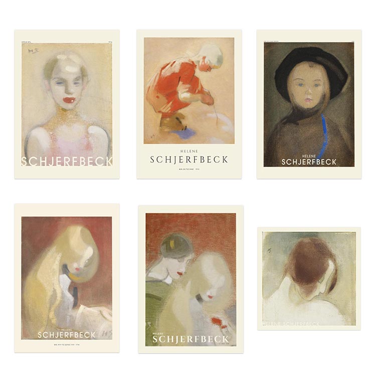 艺术装饰肖像画Helene