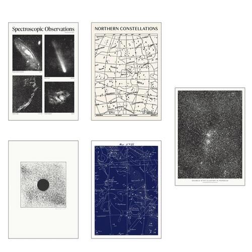 JulieCelina黑白星辰星空装饰画