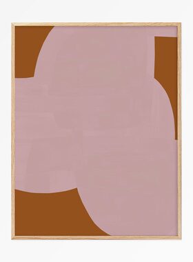 liveart进口丹麦mogensen lopez 抽象简约原版装饰画SoftShapeNo2