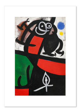 liveart 胡安米罗Joan Miró后现代抽象经典名画原版装饰画