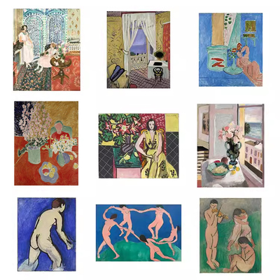 马蒂斯复古风景装饰画