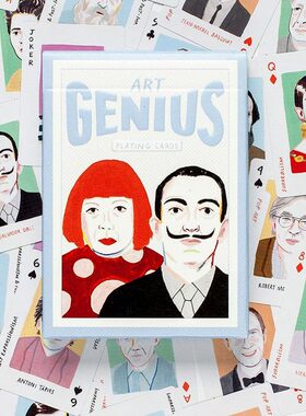 liveart 英国品牌Laurence King 艺术家画像扑克纸牌Playing Card