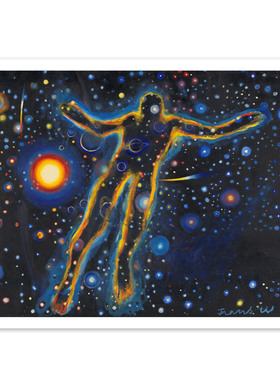 liveart 梦游星空Stjernen 宇宙太空小众原版装饰画Frans Widerbe