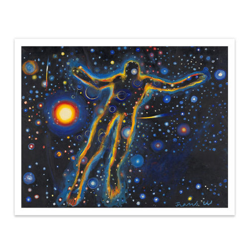 梦游星空宇宙太空装饰画