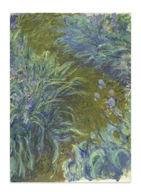 liveart莫奈Monet鸢尾花Irises 大师名画复古原版装饰画