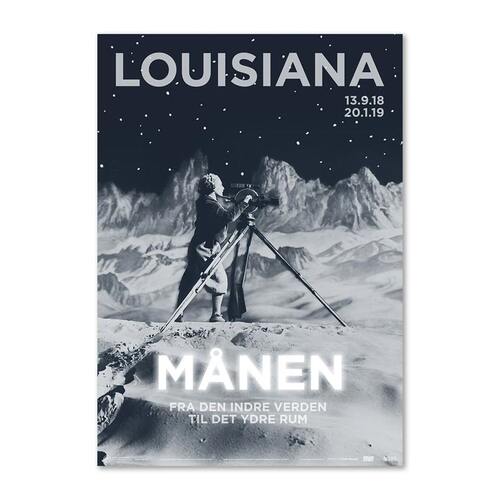 Louisiana进口路易斯安那艺术博物馆原版海报FRITZ LANG月亮女人