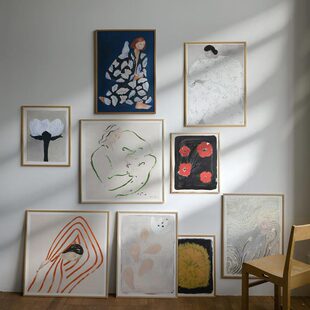 进口瑞典fine little day小众画家SOFIA LIND原版装饰画海报合集