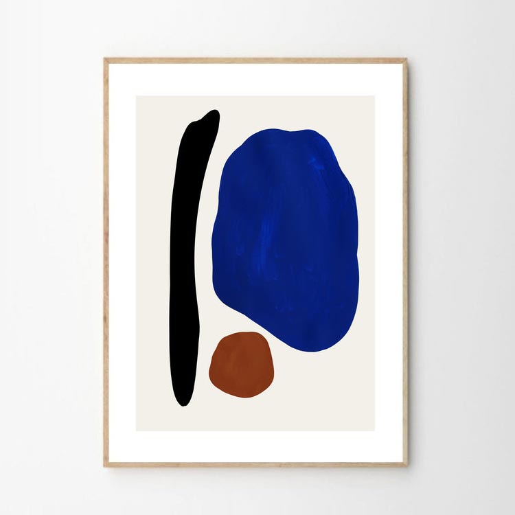 liveart进口丹麦mogensen lopez简约色块原版装饰画Composition