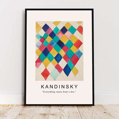 ColorStudy康定斯基小众装饰画