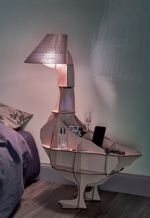 法国ibride正品 动物家具JUNON BLANCHE鹅女神床头灯柜鹅形落地灯