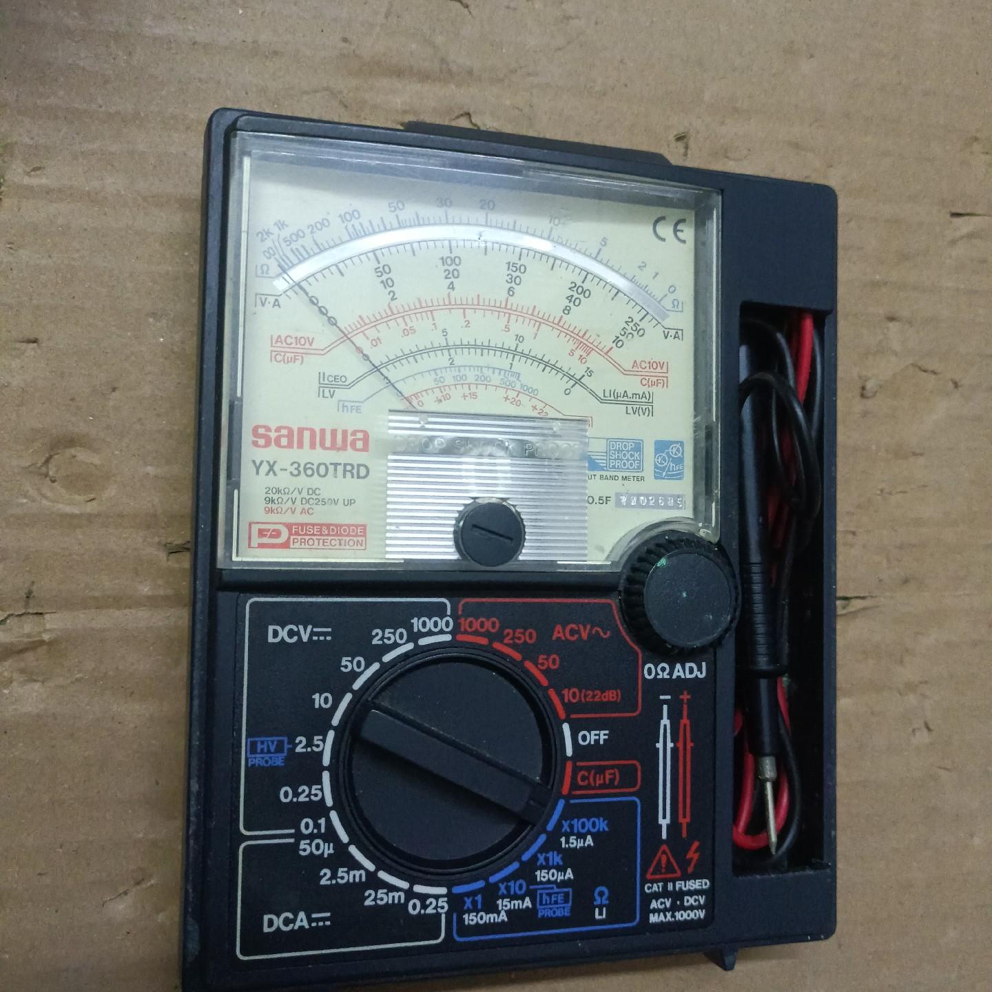 日本三和Sanwa YX-360TRD指针式万用表 功能完好