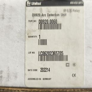 Detection 利特富继电器D0920 Arc