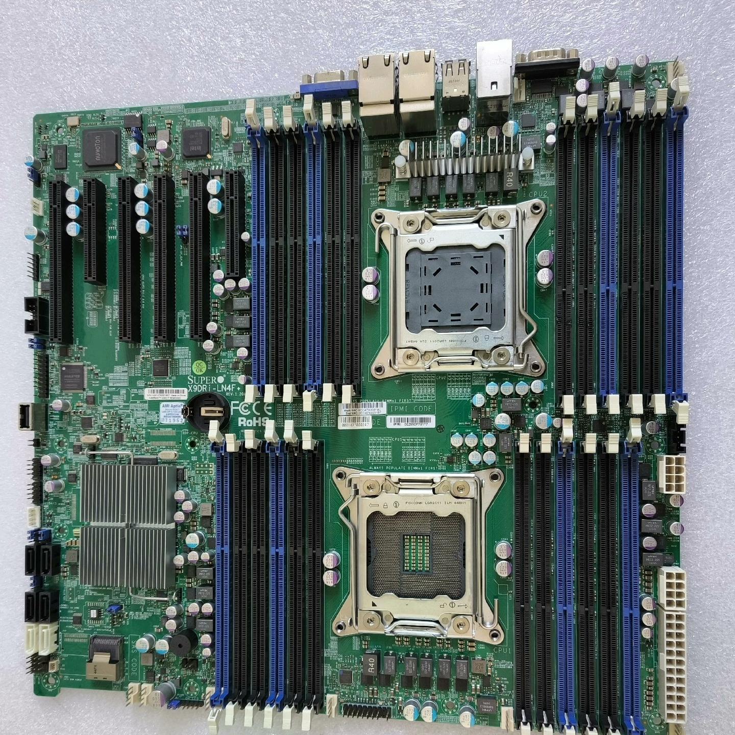 超微 X9DRI-LN4F+ 服务器双路X79主板2680v