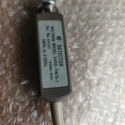 WILTRON 6400-71N75   射频检测头  1M
